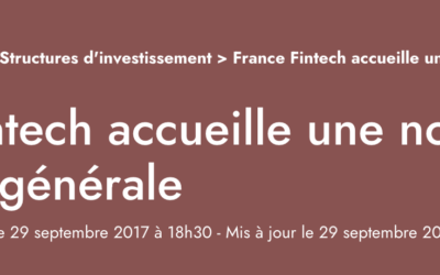 France Fintech accueille une nouvelle déléguée générale