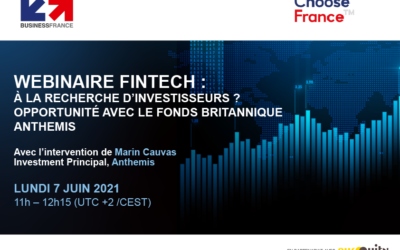 Webinar Business France : A la recherche d’investisseurs ? • Opportunité avec le fonds britannique Anthemis