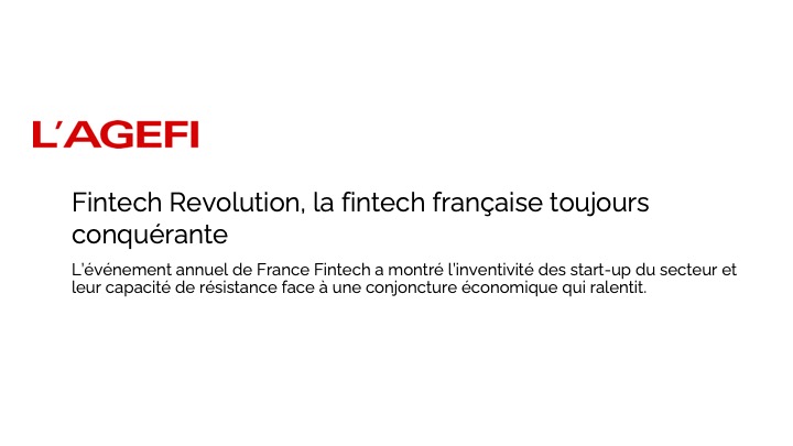 Fintech Revolution, la fintech française toujours conquérante