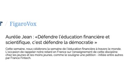 Aurélie Jean : «Défendre l’éducation financière et scientifique, c’est défendre la démocratie »
